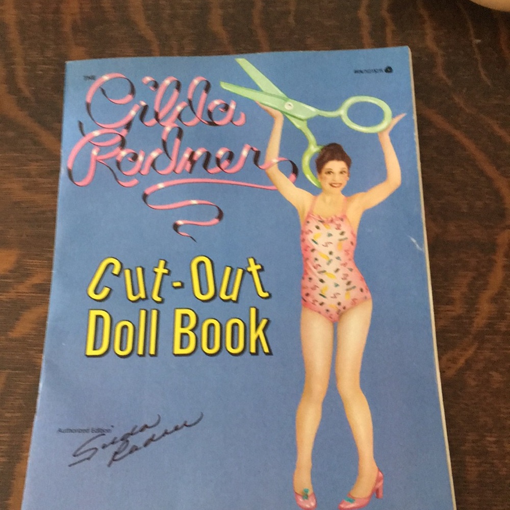 Gilda Radner cut out book